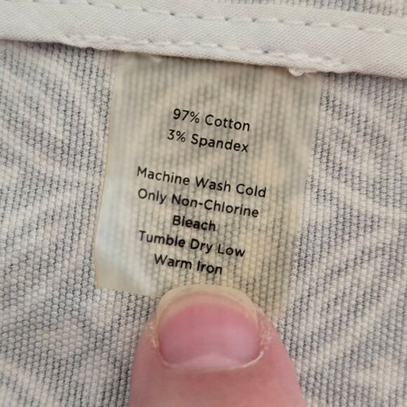 Talbots Womens Short Swing Jacket Size 12 Brown & White Patterned Button-Front - Picture 7 of 7